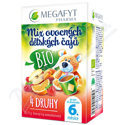 MEGA Mix ovocných děts.čajů BIO 4x5sáč.