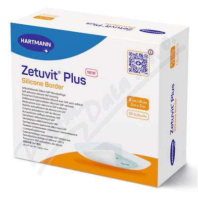 Zetuvit Plus Silic.B.8x8cm krytí 10ks