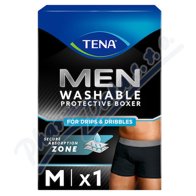 TENA Men Washab.Boxers M černé inko. 3ks