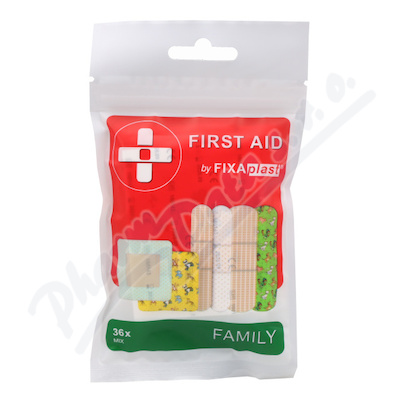 FIXAplast FIRST AID Fam.naplast mix 36ks