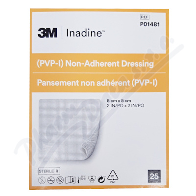 Inadine 5x5cm 25ks PO1481_1/10