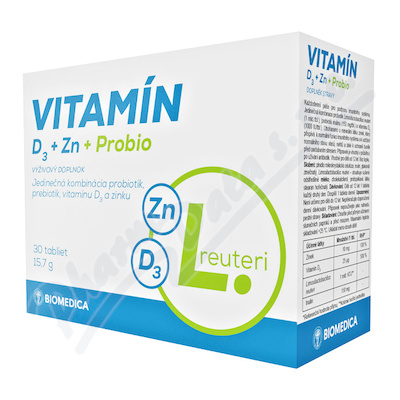 Vitamin D3 + Zn+ Probio tbl.30 Biomedica