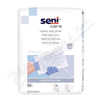 Seni Care myci zinky 22.5x16cm 50ks