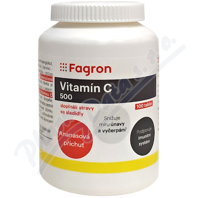 Vitamin C 500 tbl.100 Fagron