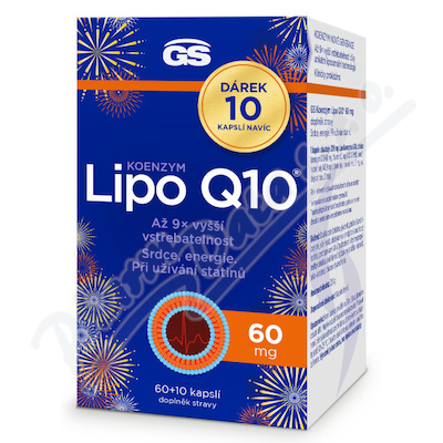 GS Koenzym Lipo Q10 60mg cps.60+10 darek