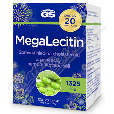 GS MegaLecitin 1325mg cps.130+20 darek