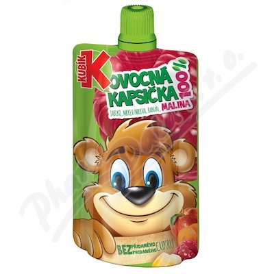 KUBIK 100% ovoc.kaps.malina-jabl-mrk.100