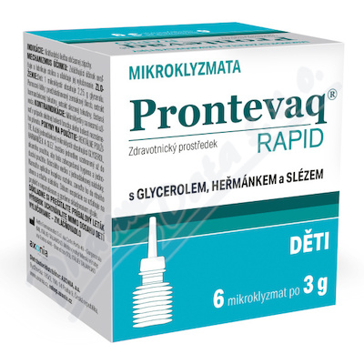 Prontevaq  RAPID mikroklyzma deti 6x3g
