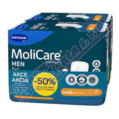 MoliCare Men 4kap.Duopack 2x14ks