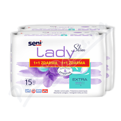 Seni Lady Slim Extra inkont.vlozky 1+1 2