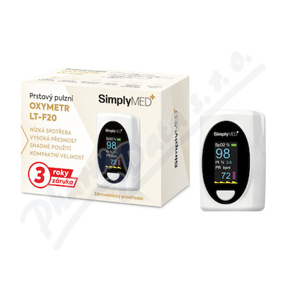 SimplyMed Pulzní oxymetr LT-F20