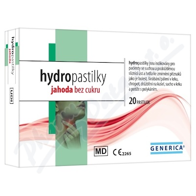 Hydropastilky jahoda b.c.20ks Generica
