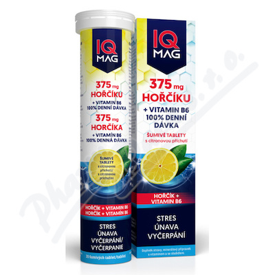 IQ Mag 375mg horc+vit.B6 pr.cit.s.tbl.20