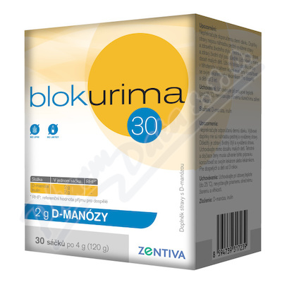 Blokurima 2g D-manozy sacky 30x4g
