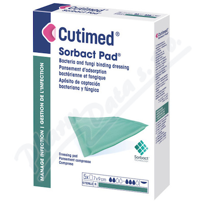 CUTIMED SORBACT PAD 7CMX9CM, 5KS 7216124