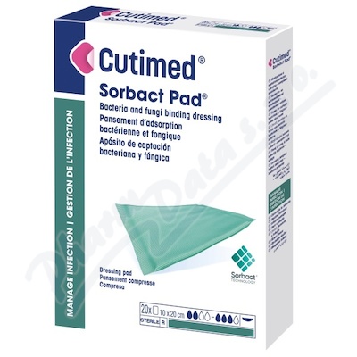 Cutimed Sorbac.Pad 10cmx10cm,5ks 7216314