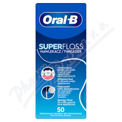 Oral-B SuperFloss dental nit pasky 50ks