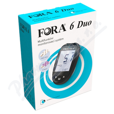 FORA 6 Duo Glukometr Multifun.monit.sys.