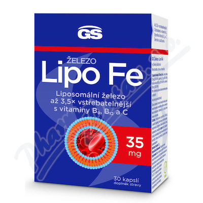 GS Zelezo Lipo Fe cps.30