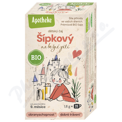 Apotheke BIO Detsky Sipkovy caj 20x1.8g