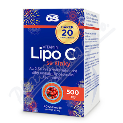 GS Vit.Lipo C 500mg se sip.cps.90+20 dar
