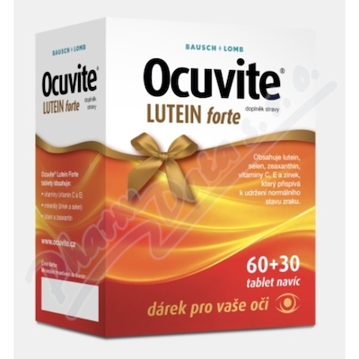 Ocuvite Lutein Forte tbl.60+30 dárek