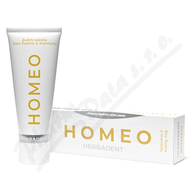 HERBADENT HOMEO byl.zub.p.bez fl./m.75g