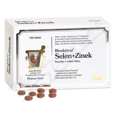 Pharma Nord Bioakt.Selen+Zinek tbl.150