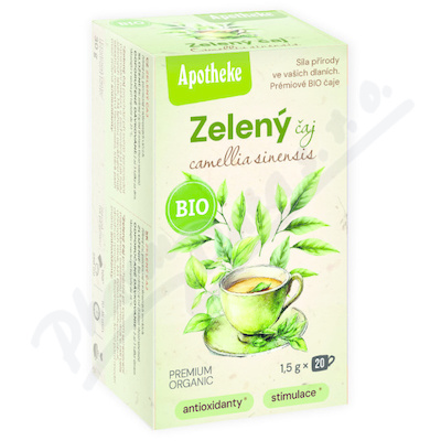 Čaj BIO Zelený 20x1.5g nový Apotheke