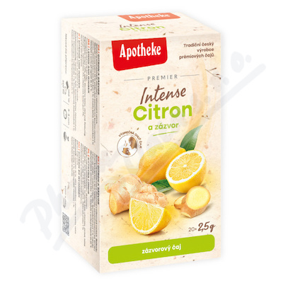 Čaj Intense Citron zázvor 20x2,5g APOTHE