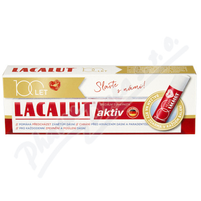 Lacalut Aktiv zub.pasta 75ml+bal.na rty