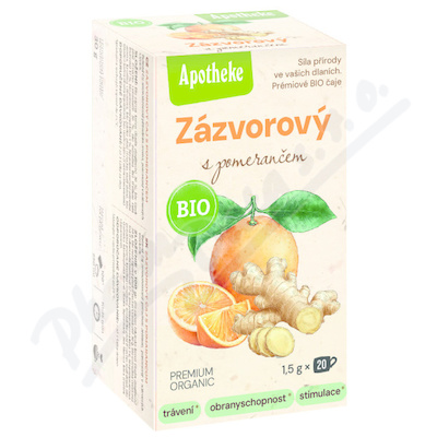 Apotheke BIO Zazv.s pomer.caj 20x1.5g