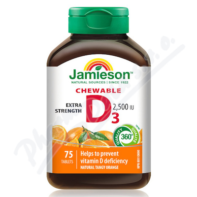 JAMIESON D3 2500IU pomeranc cucaci tb.75