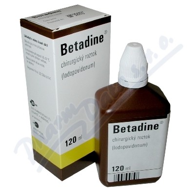 Betadine liq.hnědý (chirurg.) 1x120ml