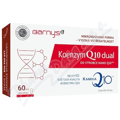 Barny´s Koenzym Q10 dual 60mg cps.30