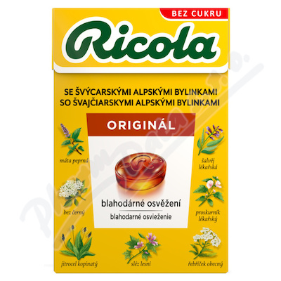 RICOLA Orig.bylinná směs 40g bez cukru