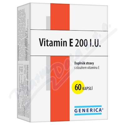 Vitamin E 200mg cps.60