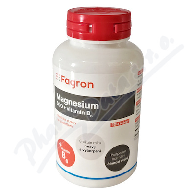 Magnesium 500 + vitamín B6 51mg tbl.100