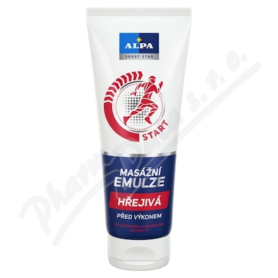 ALPA masážní emulze hřejivá 210ml
