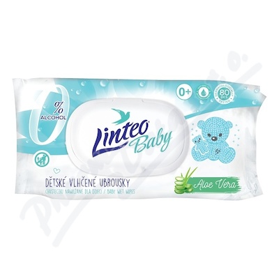 Linteo Baby vlhč.ubrousky 80ks Aloe Vera