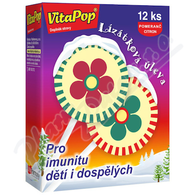 VitaHarm.VitaPop 12ks lízátek p.nachlaz.