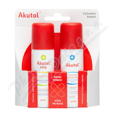 AKUTOL spray+A.STOP spray DUOPACK 2x60ml