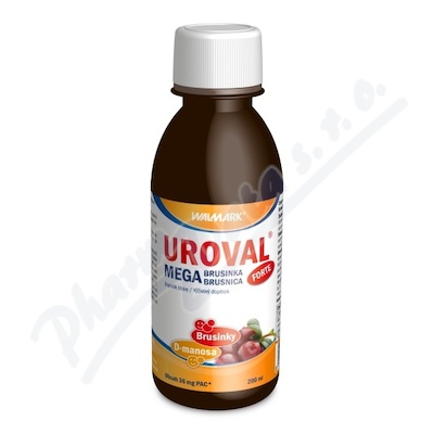 Uroval mega Brusinka sirup forte 200ml