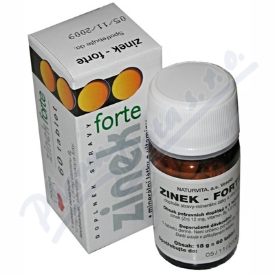 Zinek forte tbl.60 Naturvita