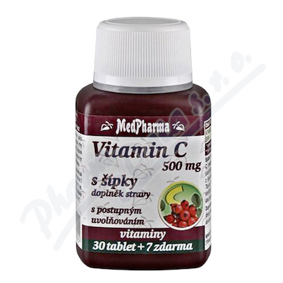 MedPh Vit.C 500mg s šípky 37tbl.