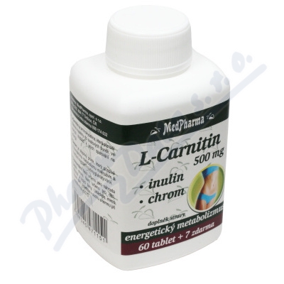 MedPh L-Carnitin 67tbl500mg+Inulin+Chrom