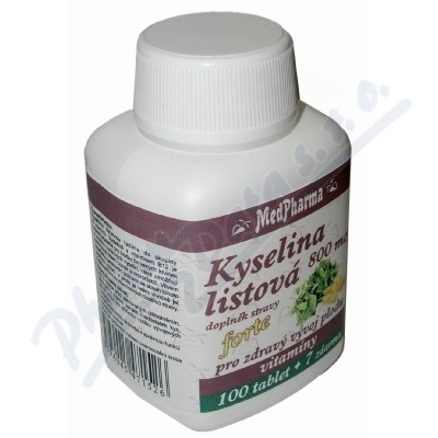 MedPh Kys.listová 800mcg 107tbl.