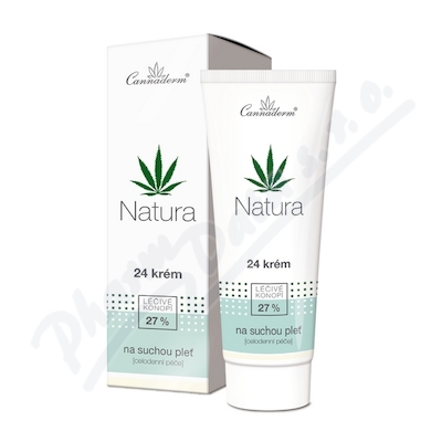 Cannaderm Natura 24 krém suchá pleť 75g