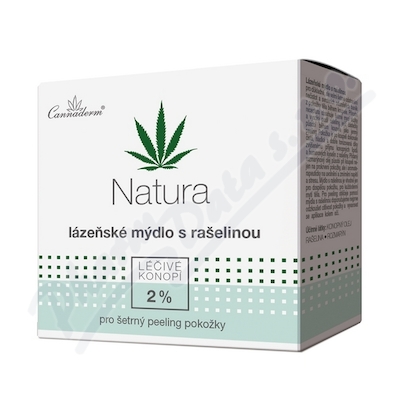 Cannaderm Natura lázeň.mýdlo s rašel.80g