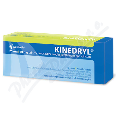 Kinedryl,25mg/30mg tbl nob 10